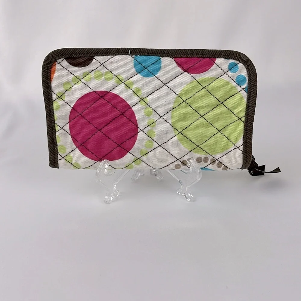 Thirty-One Soft Wallet Circle Dots Pattern - Picture 2 of 9